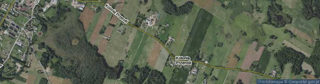 Zdjęcie satelitarne Kolonia Przerośl ul.
